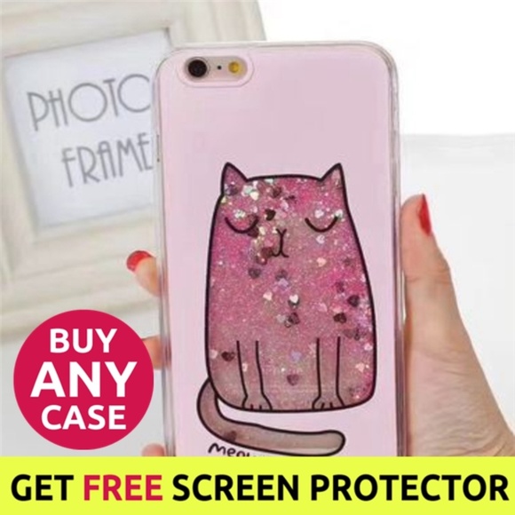 GoByte Accessories - 🔥LAST🔥 NEW iPhone X/XS Liquid Glitter Cat Case